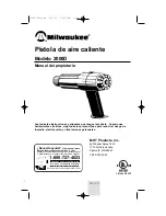 Предварительный просмотр 21 страницы Milwaukee 2000D Owner'S Manual