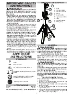 Preview for 2 page of Milwaukee 2130-20 Operator'S Manual