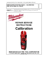 Предварительный просмотр 1 страницы Milwaukee 2206-20 Repair Service Instructions