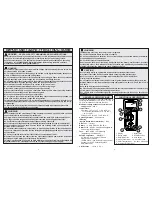 Preview for 2 page of Milwaukee 2216-20 Operator'S Manual