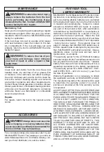 Preview for 8 page of Milwaukee 2216-40 Operator'S Manual