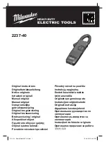 Предварительный просмотр 1 страницы Milwaukee 2237-40 Original Instructions Manual