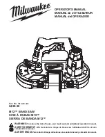 Milwaukee 2429-20 Operator'S Manual preview