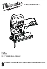 Milwaukee 2445-20 Operator'S Manual предпросмотр