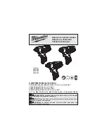 Предварительный просмотр 1 страницы Milwaukee 2461-059 Operator'S Manual