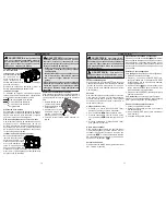 Preview for 9 page of Milwaukee 2590-20 Operator'S Manual