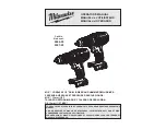 Предварительный просмотр 1 страницы Milwaukee 2606-20 Operator'S Manual