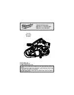 Milwaukee 2629-20 Operator'S Manual preview