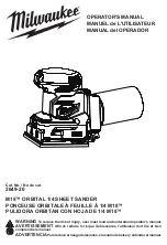 Milwaukee 2649-20 Operator'S Manual preview