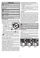 Предварительный просмотр 17 страницы Milwaukee 2715-059 Operator'S Manual