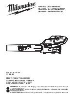 Preview for 1 page of Milwaukee 2724-20 Operator'S Manual
