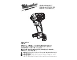 Предварительный просмотр 2 страницы Milwaukee 2760-20 Operator'S Manual