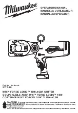 Предварительный просмотр 1 страницы Milwaukee 2777-20 Operator'S Manual