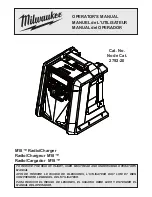 Preview for 1 page of Milwaukee 2792-20 Operator'S Manual