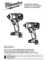 Preview for 1 page of Milwaukee 2860-20 Operator'S Manual