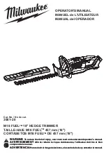 Preview for 1 page of Milwaukee 3001-20 Operator'S Manual