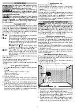 Preview for 4 page of Milwaukee 3624-20 Operator'S Manual