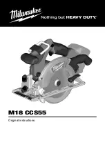 Предварительный просмотр 1 страницы Milwaukee 4000446224 Original Instructions Manual