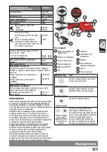 Предварительный просмотр 146 страницы Milwaukee 4000467382 Original Instructions Manual