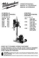 Milwaukee 4004-20 Operator'S Manual preview