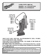 Предварительный просмотр 1 страницы Milwaukee 4202 Operator'S Manual