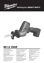 Preview for 1 page of Milwaukee 468FJ Original Instructions Manual