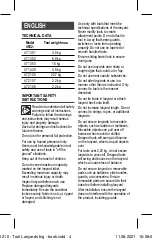 Preview for 4 page of Milwaukee 4713 51 Important Safety Instructions Manual