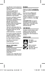 Preview for 34 page of Milwaukee 4713 51 Important Safety Instructions Manual