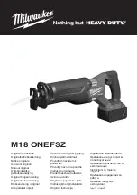 Preview for 1 page of Milwaukee 477908 02 Original Instructions Manual