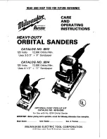 Milwaukee 48-09-0300 Care And Operating Instructions preview