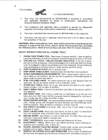 Preview for 2 page of Milwaukee 48-09-0300 Care And Operating Instructions