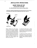 Preview for 6 page of Milwaukee 48-09-0300 Care And Operating Instructions