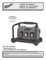 Предварительный просмотр 1 страницы Milwaukee 48-59-0260 Operator'S Manual