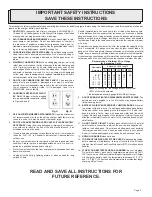 Preview for 3 page of Milwaukee 48-59-0260 Operator'S Manual