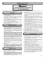 Preview for 3 page of Milwaukee 4931 Operator'S Manual