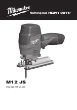 Предварительный просмотр 1 страницы Milwaukee 4933429067 Original Instructions Manual