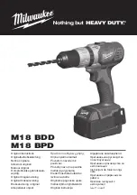 Preview for 1 page of Milwaukee 4933443500 Original Instructions Manual