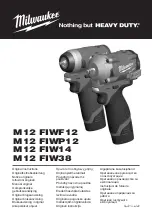 Preview for 1 page of Milwaukee 4933464611 Original Instructions Manual