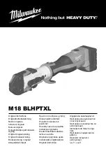 Предварительный просмотр 1 страницы Milwaukee 4933479440 Original Instructions Manual