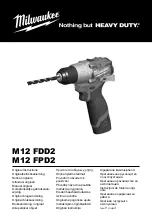 Предварительный просмотр 1 страницы Milwaukee 4933479872 Original Instructions Manual