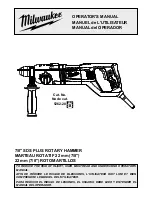 Milwaukee 5262-20 Operator'S Manual preview