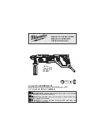 Preview for 1 page of Milwaukee 5262-59 Operator'S Manual