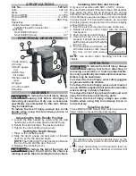 Предварительный просмотр 10 страницы Milwaukee 5263-20 Operator'S Manual