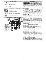 Предварительный просмотр 4 страницы Milwaukee 5316-20 Operator'S Manual