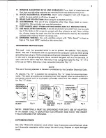 Preview for 3 page of Milwaukee 5332 Care And Operation Instructions Manual