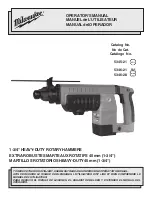 Preview for 1 page of Milwaukee 5345-21 Operator'S Manual