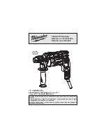 Предварительный просмотр 1 страницы Milwaukee 5376-20 Operator'S Manual