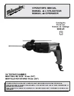 Milwaukee 5383-21 Operator'S Manual preview