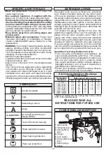 Preview for 16 page of Milwaukee 5385-59 Operator'S Manual