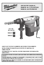 Preview for 1 page of Milwaukee 5426-21 Operator'S Manual